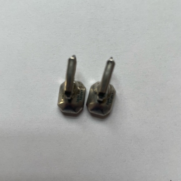 Jade and Jasper Silver Crystal Earrings - Picture 3 of 3